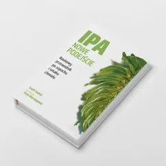 Książka "IPA: Nowe podejście" z chmielem na okładce, naukowy przewodnik po zapachu i smaku piwa.