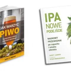 Dwie książki o piwowarstwie: "Jak warzyć piwo" i "IPA nowe podejście". Idealne dla miłośników piw o bogatych smakach.