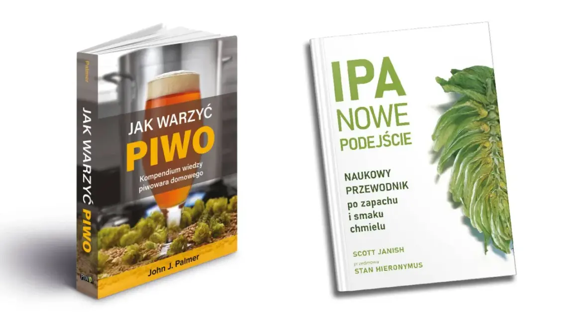Dwie książki o piwowarstwie: "Jak warzyć piwo" i "IPA nowe podejście". Idealne dla miłośników piw o bogatych smakach.
